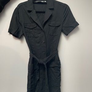 & other stories black mini dress